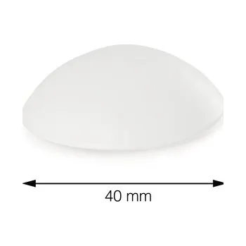 dveřní zarážka Dveřní zarážka Ø 40mm, bílá, 2 ks