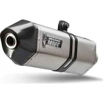Výfuk pro motocykl Koncovka výfuku MIVV SPEED EDGE B.002.LRX Nerez / Karbonové víčko