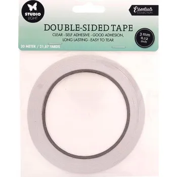 Lepicí páska Oboustranná lepicí páska Studio Light, trhací – 3 mm