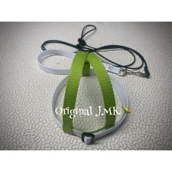 Postroj pro psa Postroj pro papoušky JMK vel. L,XL varianta barev B - Barva: Zeleno bílé, Velikost: L