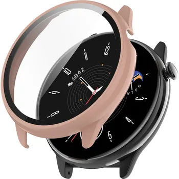 Příslušenství k chytrým hodinkám Ochranný kryt pro Amazfit GTR Mini - Růžový
