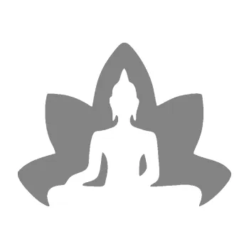 samolepka Budha 003 levá (17 - šedá) SAMOLEPKA NA AUTO, NÁLEPKA, FÓLIE, POLEP, TUNING, VLASTNÍ TEXT, TISK, AUTOSAMOLEPKY.cz, POLEPY, OBRÁZEK, LOGO, 3D STICKERS