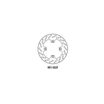 Brzdový kotouč Brzdový kotouč GOLDFREN 901-502F přední 240 mm