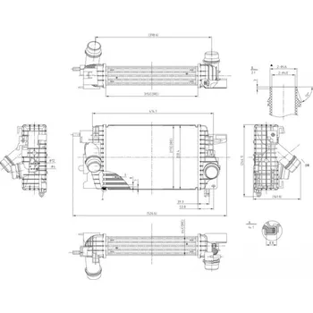 Chladič motoru Chladič turba HART 637 065
