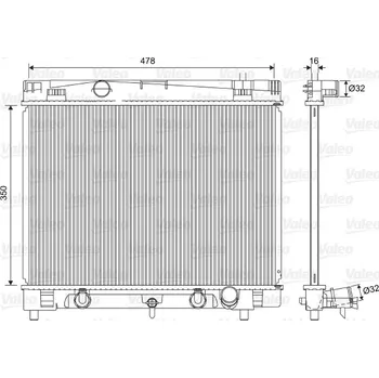 Chladič motoru Chladič, chlazení motoru VALEO 701568