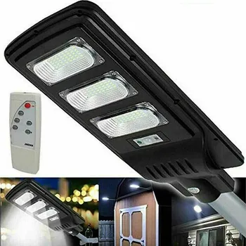 Venkovní osvětlení LED STREET 150W SOLAR - solární LED pouliční svítidlo 150W na dálkové ovládání se solárním panelem
