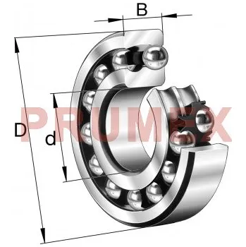 FAG 1319-K-M-C3 naklápěcí kuličkové ložisko