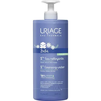 Uriage Bébé 1st Cleansing Water čisticí voda na tělo a obličej 1000 ml
