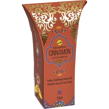 Osvěžovač vzduchu SANU BABU Přírodní esenciální olej Cinnamon, Shreevani, 10ml