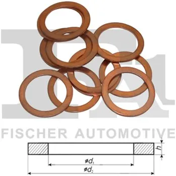 Těsnění motoru Těsnicí kroužek Fischer Automotive 645.590.100