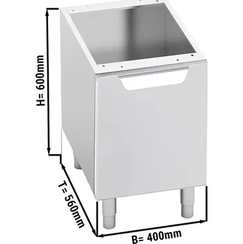 Lednice G.Gastro Podstavec - 0,4 m - s 1 dveřmi (pravé)