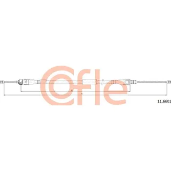 Auto-moto Tažné lanko, parkovací brzda COFLE 11.6601