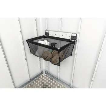 Zahradní úložný box Závěsný koš pro domky Biohort Neo 55 x 34 x 20 cm vč. nástěnné lišty