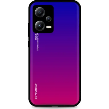 Pouzdro na mobilní telefon Kryt Xiaomi Redmi Note 12 5G pevný duhový fialový (obal neboli pouzdro na Xiaomi Redmi Note 12 5G)