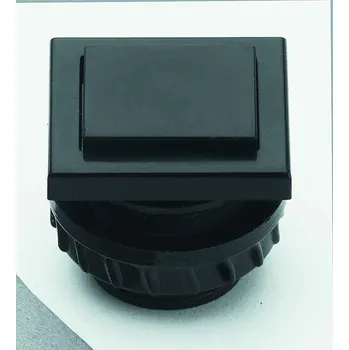 Domovní zvonek GROTHE Tlačítko PROTACT 681 KS, černá, plast, IP65 61045