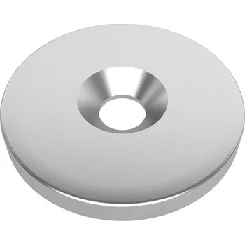 Dekorativní magnet Neodymový magnet s 5mm otvorem, ⌀25x3mm, N35