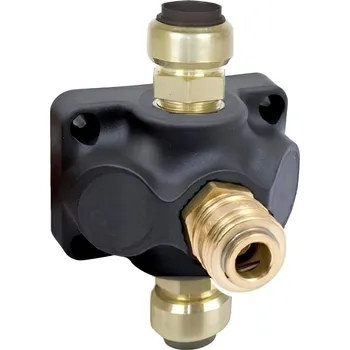 Vodovodní potrubí TECTITE Průchozí krabice pro rozvod vzduchu 22 mm + 22 mm - 1xRychlospojka