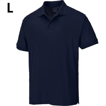 Pánské tričko G.Gastro Men's Workwear Polo Shirt – Dark Navy - Short Sleeve - Size L - 65% Polyester / 35% Cotton