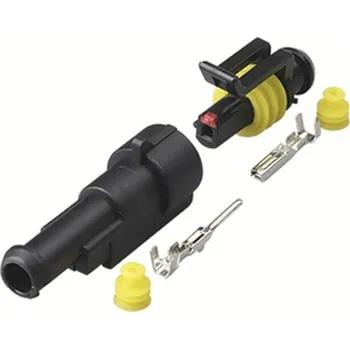 Elektrický konektor Konektor AMP Superseal 1.5, IP67 voděodolný konektor 1-pin
