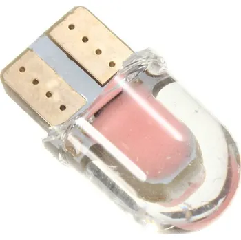 Autožárovka T10, W5W, LED COB 1W - Růžová, 80lm