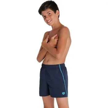 Chlapecké plavky ARENA - CHLAPECKÉ ŠORTKY BEACH BOXER TMAVĚ MODRÉ 0052657808-9Y