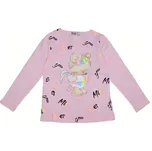 Dívčí tričko dl.r. KUGO KC9992, světle růžové