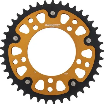 Řetězová sada pro motocykl Rozeta SUPERSPROX STEALTH RST-702:41-GLD zlatá 41 zubů, 525
