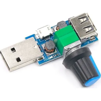 Měnič napětí OEM Regulátor otáček USB ventilátoru, 5V