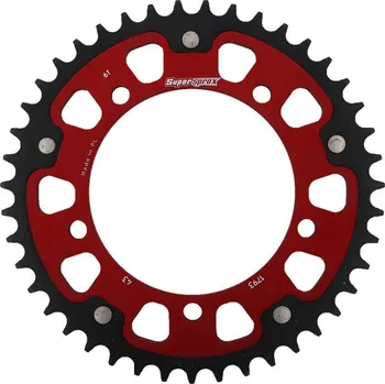 Řetězová sada pro motocykl Řetězová rozeta SUPERSPROX STEALTH RST-1793:43-RED červená 43 zubů, 520