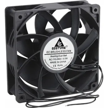 Domácí ventilátor Ventilátor 120x120x38mm, 110-240V AC