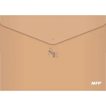 Spisové desky s drukem A4 pastelová hnědá 5370960