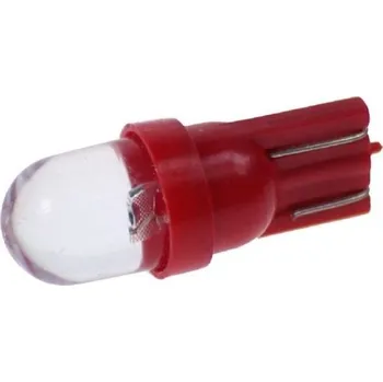 Autožárovka LED 10mm patice T10, W5W - Červená