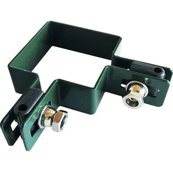 Příslušenství pro plot Objímka na sloupek 60 x 60 mm rohová zelená