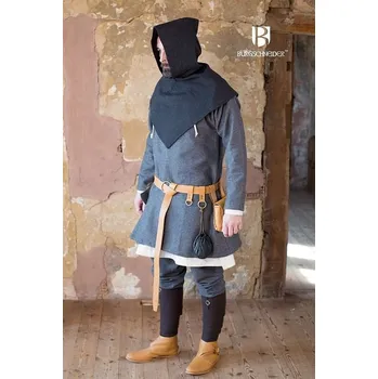 Karnevalový kostým imago Vlněná kápě Skjoldehamn, černo-šedá, velikost L/XL