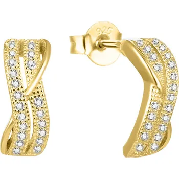 Náušnice Dámské stříbrné náušnice SANTA Ag 925