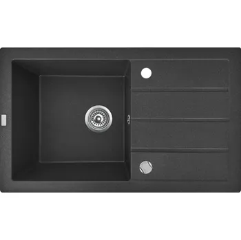 Granitový dřez Granitový dřez Laveo TRZYNASTKA SBP 711T černá
