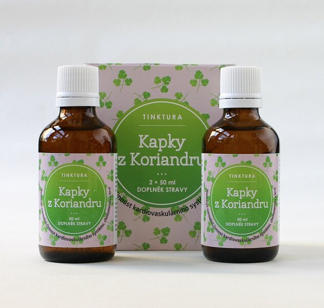 Ondřej Ullrich KAPKY Z KORIANDRU - BYLINNÁ TINKTURA 2X50ML