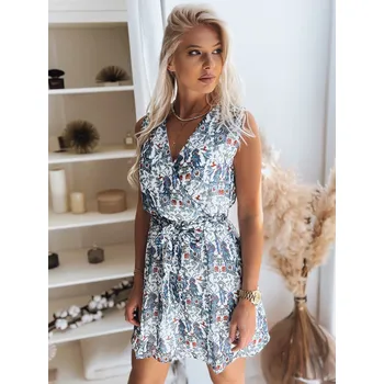 Dámské šaty Dámské šaty DSTREET ANNA BÍLOMODRÁ S