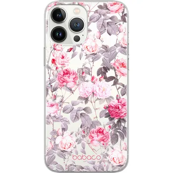 Pouzdro na mobilní telefon Babaco Ochranný kryt pro iPhone 7 / 8 / SE (2020/2022) - Babaco, Flowers 054 Transparent BPCFLOW63021
