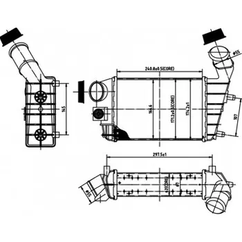 Chladič motoru Chladič turba HART 612 714
