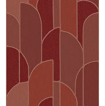 Tapeta Červená geometrická vliesová tapeta na zeď, TP422935, Exclusive Threads, Design ID
