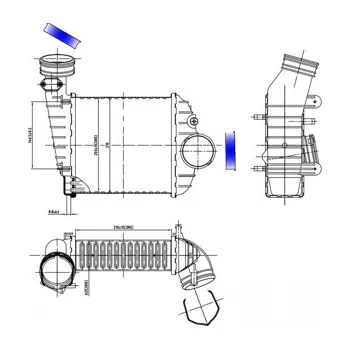 Chladič motoru Chladič turba HART 620 813