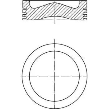 Píst motoru Píst MAHLE 039 PI 00125 000