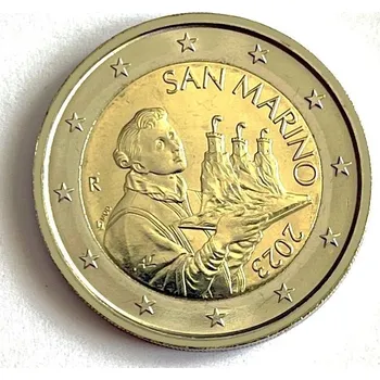 (2023) San Marino 2 € - oběhová mince UNC v kapsli