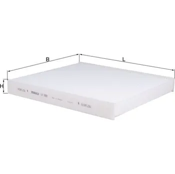 Ventilátor topení a klimatizace Filtr, vzduch v interiéru MAHLE LA 888