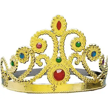 Karnevalový doplněk Korunka královská zlatá