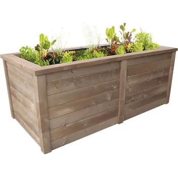 Vyvýšený záhon Vyvýšený záhon Mamut 100 x 80 x 80 cm dřevěný modřín
