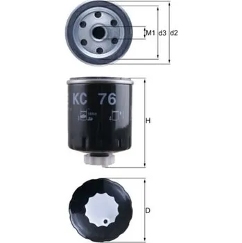 Palivový filtr Palivový filtr MAHLE KC 76