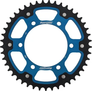 Řetězová sada pro motocykl Řetězová rozeta SUPERSPROX STEALTH RST-486:45-BLU modrá 45 zubů, 520
