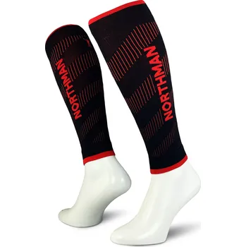 Pánské ponožky Northman Compress ponožky Sleeve Elite Velikost: 42-47 Červené kompresní návleky